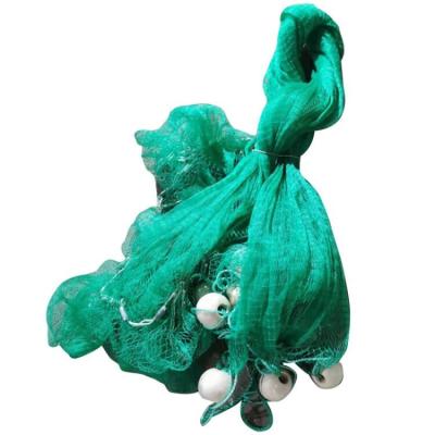 China High Strength Wholesale HDPE Seine Drag Net Trawl PE Green Multifilament Fishing Net for sale