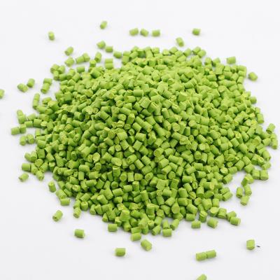 China Blowing injection molding PE PP PS ABS PET film pe green color masterbatch for sale