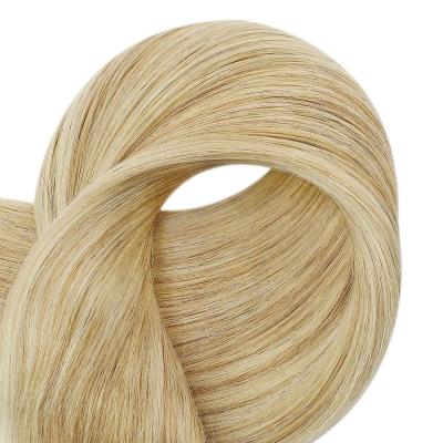 China Double Straight Virgin Hair Straight Hand Tied Weft Super Natural Hand Tied Extensions In Stock for sale