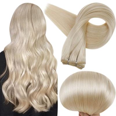 China Good Quality Straight Hair Extension Hand Tied Indian Hair Bundles, Remy Human Hand Tied Weft Hair Extension for sale