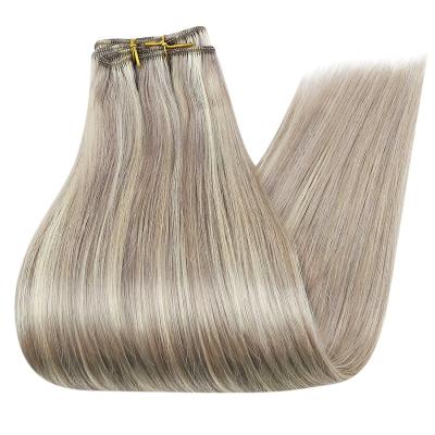 China Wholesale Cheap Indian Remy Human Hair Hand Tied 100% Virgin Straight Cuticle Invisible Hair Extensions for sale