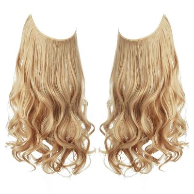 China Super Pulled 100 Hair Brazilian Body Wave #18 Body Wave Double Wave Halo Hair Weft Hair Extension for sale