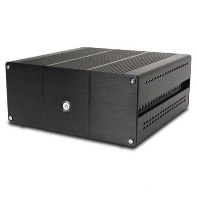 China Black Aluminum Electronics Enclosures Powder Coated , Electronic Instrument Enclosures for sale