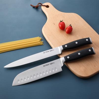 China Viable German Chef Kitchen Stainless Steel Multifunctional Kitchen Knife Set Stainless Knife for sale