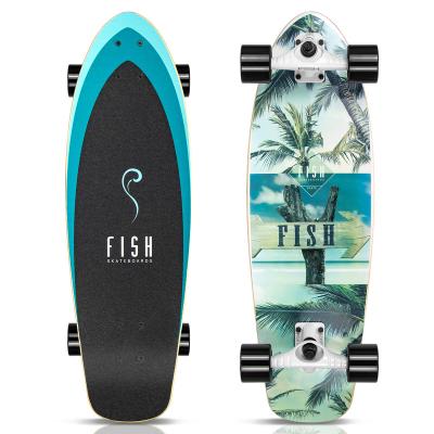 China Youth Surf Skateboard 100% All Canadian Maple Land Surf Skateboard Four-wheel Type Drift Skateboard Board for sale