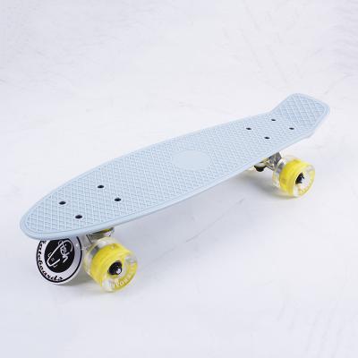 China Hot Sale Kid Complete Cruiser Skateboards With Colorful Flashing Wheels For Kids for sale