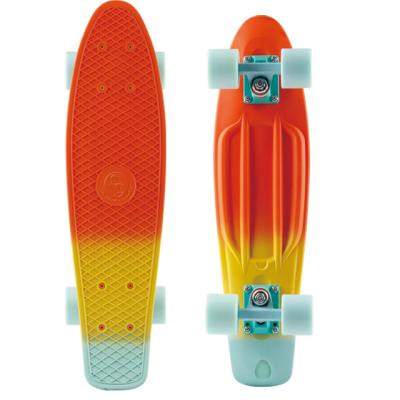 China EN13613 Kid Certified Cruiser Tricolor Mini Fish Plastic Skateboard For Outdoor for sale