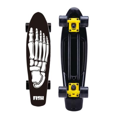 China Kid FISH 22 Inch Good Handle Top Tap Cheap Cruiser Skateboard for sale