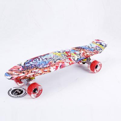 China New Style Kid Printing Mini Fish Skateboards With Aluminum Truck For Outdoor for sale