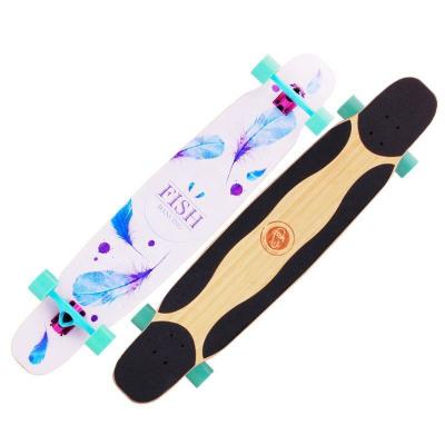 China Youth Complete 7 Layer Full Maple Surfboard Carbon Skateboard Racing Wheels Pcs Canadian Dragon Bamboo Truck Customized Adult Logo for sale