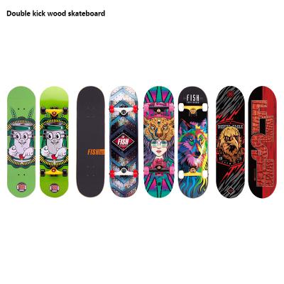 China Adult 31inch Long Chinese Maple Board Wooden Skateboard for sale