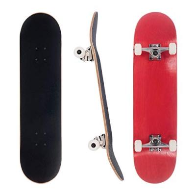 China New Arrival Adult 31*8inch Custom 7 Layer Board Concave Maple White Canadian Skateboard Complete Skateboards for sale