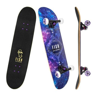 China 100% Canadian Adult Maple 4 Wheel Complete 31 Inch Kids Skateboards For Beginners for sale