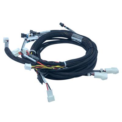 China TEST MACHINE industrial Ethernet cable, 26 A.W.G., shielded, 8 conductor, 300V, black. and red for sale