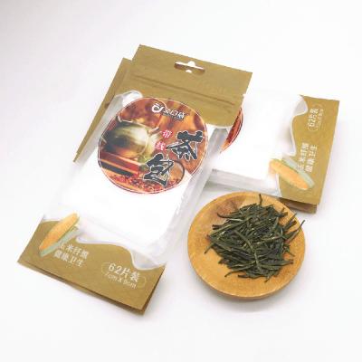 China Natural Biodegradable Corn Fiber Tea Bags Biodegradable PLA Biodegraded Tea Filters Coffee Grounds Pouch With Strings Empty Tea Bag for sale