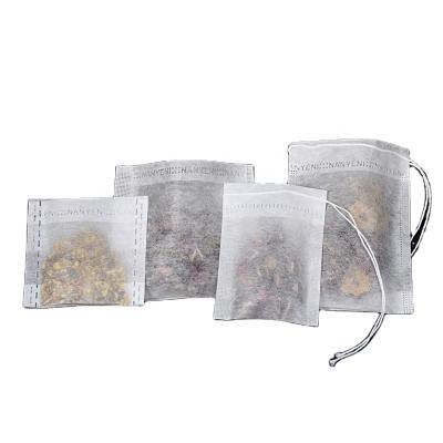 China Biodegradable Biodegradable Biodegradable Corn Fiber Heat Sealing Pouch Coffee Empty Packing Copper Tea Bag for sale