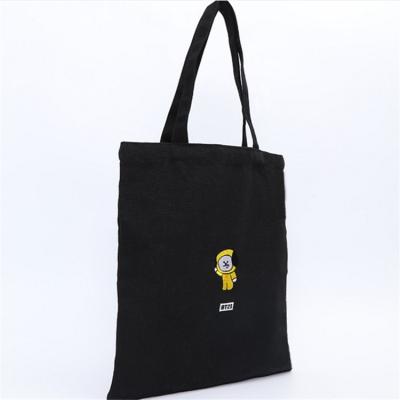 China Custom White Eco Friendly Tote Canvas Shopping Bag Logo Printed Organic Cotton Zipper for sale