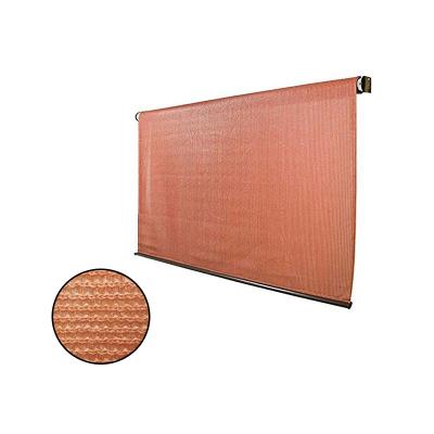 China 2020 Outdoor UV Protection Custom UV Treated Orange Color 1.4x1.4m Sun Shading Window Roller Blinds for sale