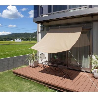 China Custom Outdoor Patio Door Factory Japanese Style HDPE Sunshade Tent Window Shade for sale