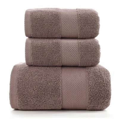 China Multifunctional 100% Solid Color Bath Towel Cotton Bath Towel Household Bath Towel for sale