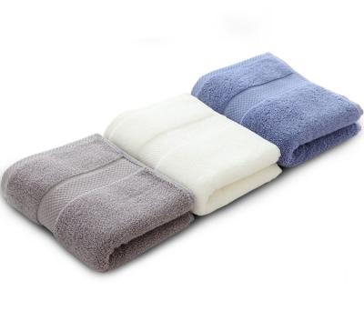 China Solid color professional production 100% cotton towel multifunctional household towel for sale