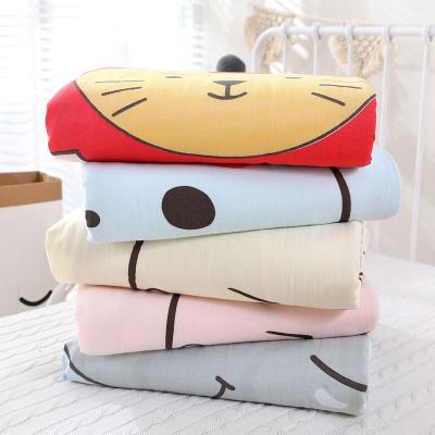 China Sustainable Baby Cotton Blanket 110*140cm Bath Towel Blanket Baby for sale