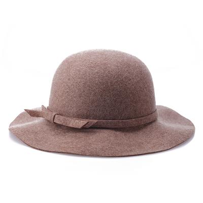 China Formal Autumn Winter Fishman Hats Woman Wool Outdoor Bucket Hat for sale