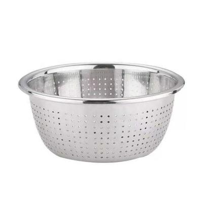 China Viable with various characteristics rice basin maker stainless steel thick thick professional rice basin fruit basket for sale