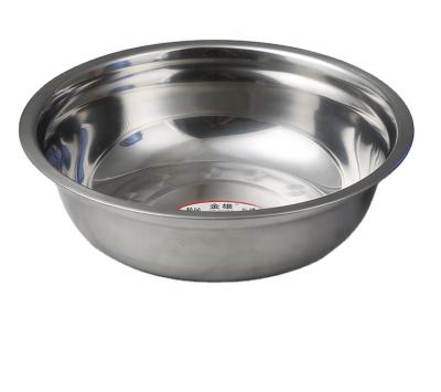 China Stainless Steel Soup Basin Food Bowl China Factory Outlet Sustainable Gift Promotion Selling Products for sale