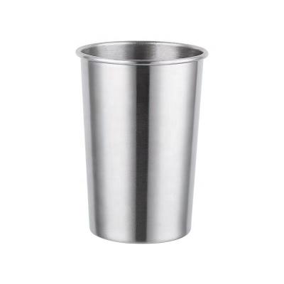 China Sustainable Stainless Steel Cup Beer Water Glass Coffee Mug for sale