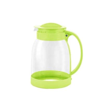 China WITH LID 1800ml Glass Cold Water Coffee Pot Large Capacity Kettle for sale