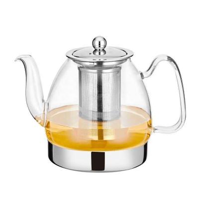 China WITH LID D4-1200 mld1 kettles boron silicate electric heat kettle for sale