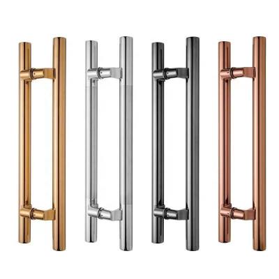 China Modern Stainless Steel H Type Glass Door Handle Shop Door Handle China Factory Outlet for sale