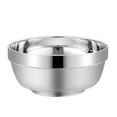 China Viable Upset Double Layer Heat Insulation Bowl Korean Hot JOBs Platinum Bowl Stainless Steel Kids Bowl for sale