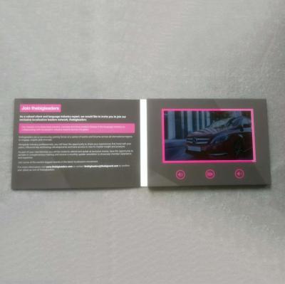 China Custom Digital Video Advertising Brochure 7inch Video Brochure for Recruitment & Brand Promotion | Language Services Industry for sale