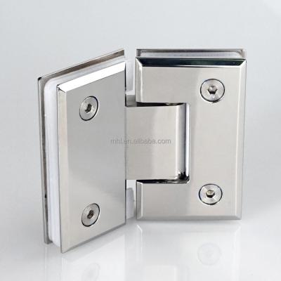 中国 Stainless steel bathroom 135 degree glass to glass hinge frameless square shower hinge 販売のため