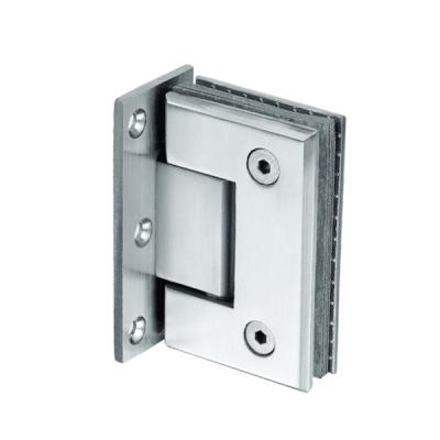 中国 Square Bevel Glass Door Hinge Stainless Steel Bathroom Room Glass Hinge Clamp 販売のため