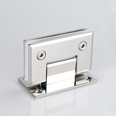 China Modern Brass Shower Glass Door Hinge Wall Mounted With Graphic Design en venta