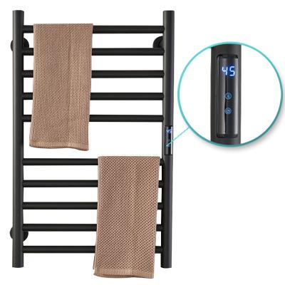 China High Quality Stainless Steel Bathroom Adjustable Temperature Electric Heating Towel Rack Heated Rail Towel Warmer for sale