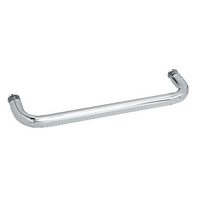 China Stainless Steel Shower Glass Door Pull Handle With Polishing Finish And Satin Finish for sale