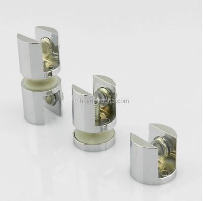 Chine Double Sides Glass Shelf Support Clips With Satin And Mirror Finishing à vendre