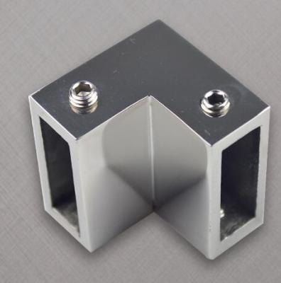 China stainless steel knighthead clamp 90 degree square shower room connectors for sale