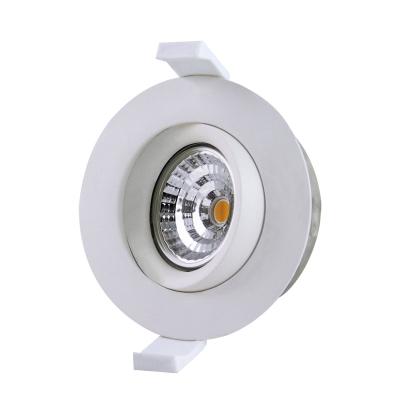 China Scandinavian Adjustable Gyro Recessed CCT 9W Led COB Downlight 83mm Cutout for sale