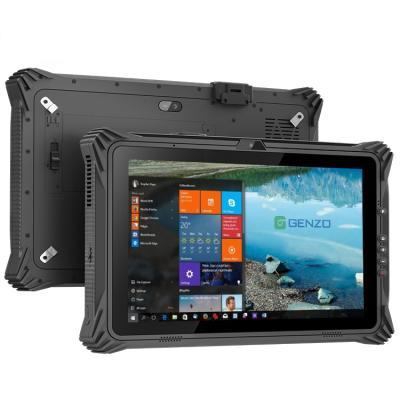 China GENZO 12 inch waterproof rugged tablet with CPU Intel N5105h JASPER LAKE, RS232 and RJ45 with windows 10/win 7 for sale