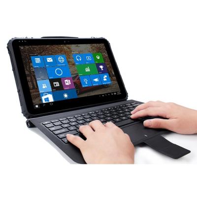 China GENZO 12 Inch M3-6Y30 Windows 10 Waterproof Rugged Tablet Industrial Laptop with Built-in NFC 1/2D Keyboard 4G LTE RS232, RS485 for sale