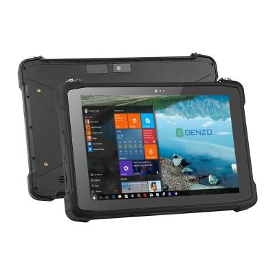 China Cheap GENZO waterproof 10 inch tablet windows rugged car mounted military gps glonass tablets rugged PC Windows 10 Z106 for sale