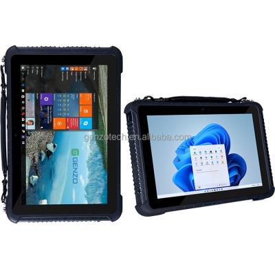 China GENZO Waterproof LAC N5100 FHD 8GB RAM Rugged 10 inch Intel JASPER Windows 10 Tablet with RJ45 Ethernet port and RS232 for sale