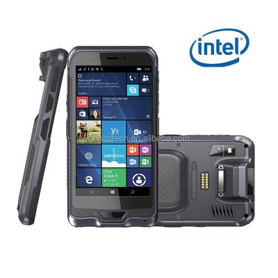 China Custom logo pda inventory waterproof IP65 rugged machine waterproof pda windows 10 barcode scanner 1D 2D pda phone for sale