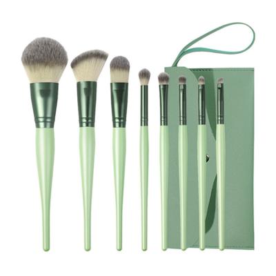 China Wholesale Super Soft High Quality Soft Cosmetic Kit Makeup Brush Set 8pcs Factory Synthetic Fiber Make Up Brushes for sale