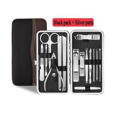 China Mini Professional Manicure Scissors Set With Luxurious Travel Case Packaging for sale